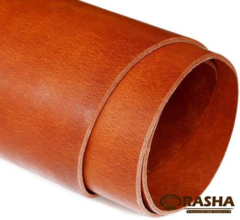 What are the Types of Brown Cowhide Leather in Terms of Size?