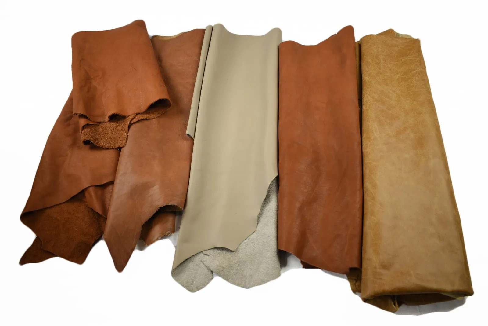 raw leather sheets