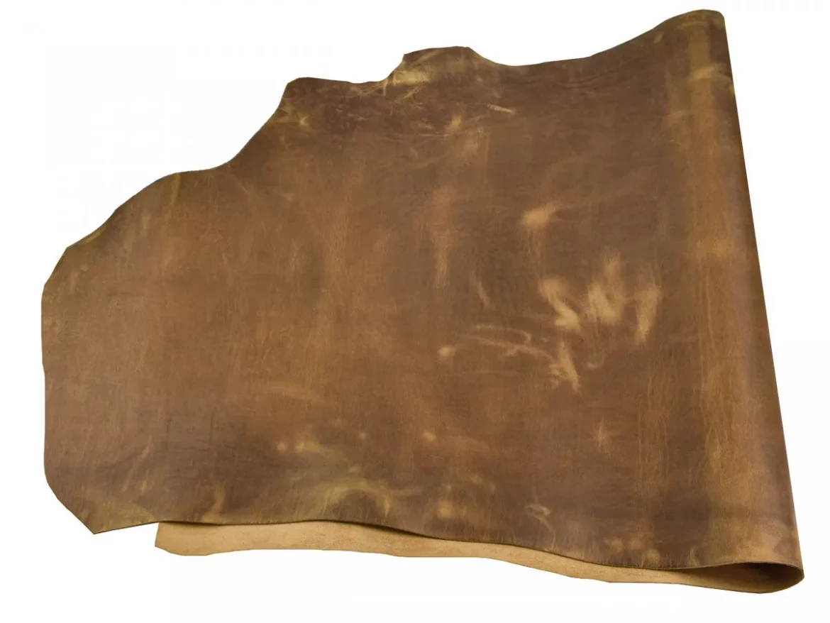 Raw leather sheets + purchase price, uses and properties